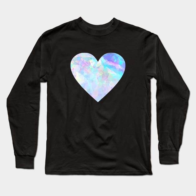 Flurry heart geometric design Long Sleeve T-Shirt by Opalescents